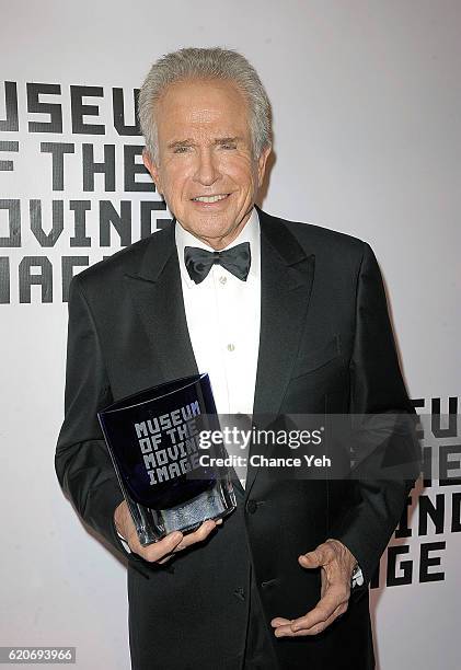 Warren Beatty arrives at 30th annual Museum Of The Moving Image Salute to Warren Beatty at 583 Park Avenue on November 2, 2016 in New York City.