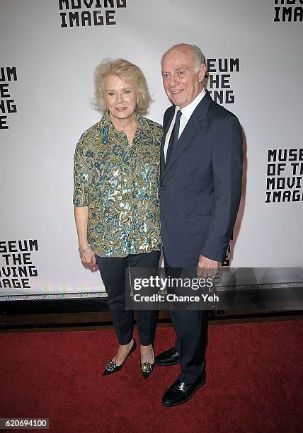 Candice Bergen and Marshall Rose attend 30th annual Museum Of The Moving Image Salute to Warren Beatty at 583 Park Avenue on November 2, 2016 in New...