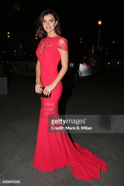 Lucy Mecklenburgh at the Park Plaza Westminster Bridge hotel for the Breast Cancer Care Show on November 2, 2016 in London, England.