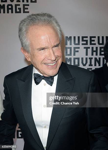 Warren Beatty arrives at 30th annual Museum Of The Moving Image Salute to Warren Beatty at 583 Park Avenue on November 2, 2016 in New York City.