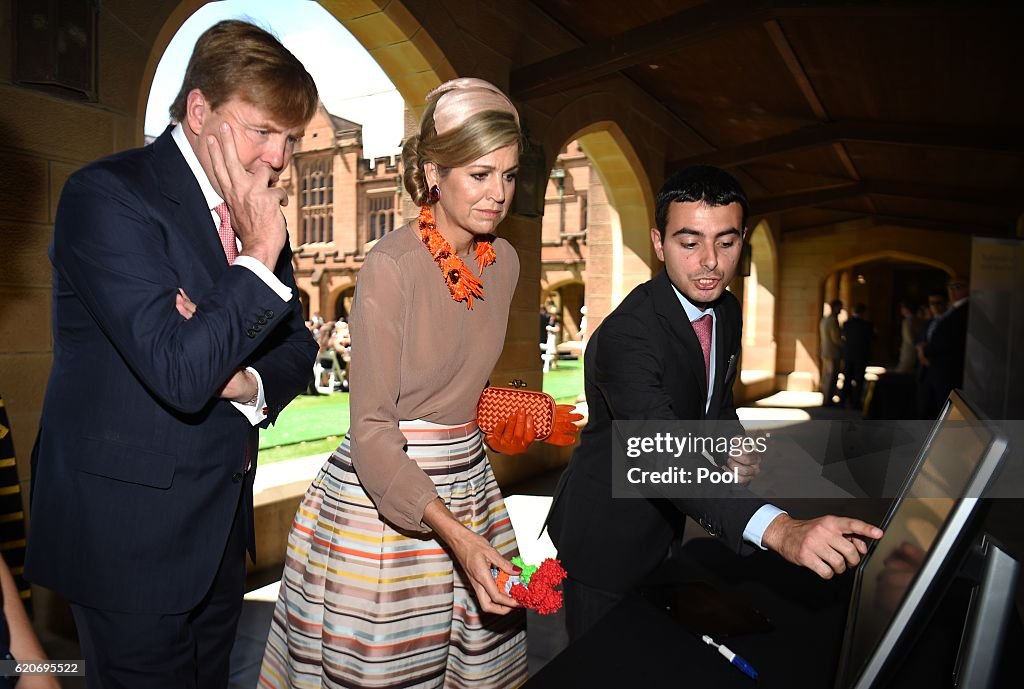 King Willem-Alexander And Queen Maxima Of The Netherlands Visit Australia