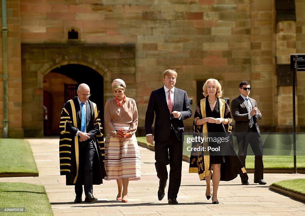 King Willem-Alexander And Queen Maxima Of The Netherlands Visit Australia