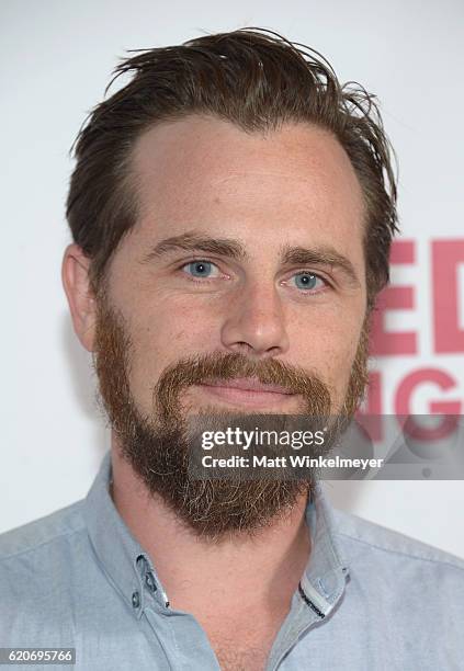 Actor Rider Strong attends the opening night of "Hedwig And The Angry Inch" at the Pantages Theatre on November 2, 2016 in Hollywood, California.