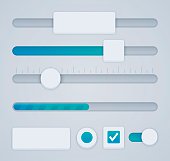 User Interface sliders and elements