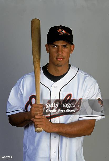 Luis Matros of the Baltimore Orioles poses for a studio portrait during Spring Training at the Fort Lauderdale Stadium in Fort Lauderdale,...