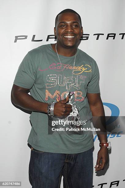 Mekhi Phifer attends Playboy and Blu-Ray Host Pre-ESPY Pool Party at Playboy Mansion on July 14, 2008 in Beverly Hills, CA.