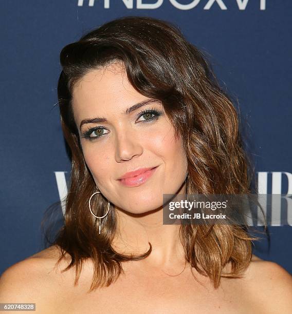 Actress Mandy Moore attends the 'NBC and Vanity Fair toast the 2016-2017 TV Season' at NeueHouse Hollywood on November 2, 2016 in Los Angeles,...