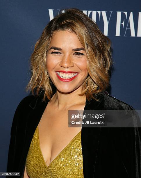 America Ferrera attends the 'NBC and Vanity Fair toast the 2016-2017 TV Season' at NeueHouse Hollywood on November 2, 2016 in Los Angeles, California.