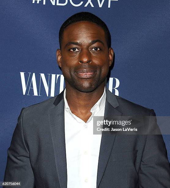 Actor Sterling K. Brown attends the NBC and Vanity Fair toast to the 2016-2017 TV season at NeueHouse Hollywood on November 2, 2016 in Los Angeles,...