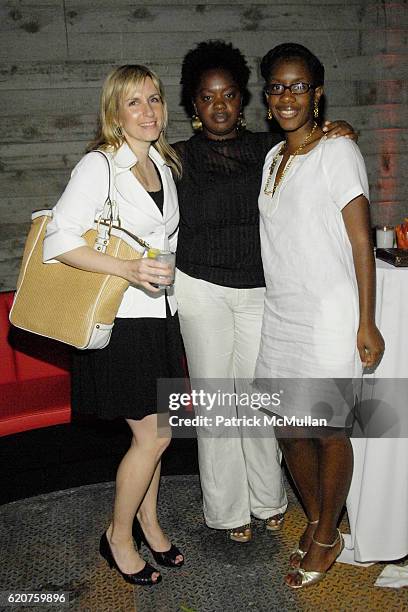 Jennifer Houlihan, Cynthia Sherman and Malikah Sherman attend The MUNICIPAL ART SOCIETY URBANIST party for PRESERVATION at Galapagos Art Space on...