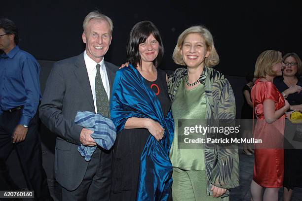 Paul Stirtoa, Juliette Kinchin and Wendy Kaplan attend THE MUSEUM of MODERN ART Opening Exhibition of "HOME DELIVERY: Fabricating The Modern...