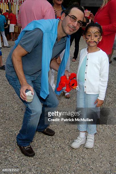 Steven Mnuchin and Dylan Mnuchin attend Southampton Fresh Air Home’s 21st Annual American Picnic With Grucci Fireworks at Private Residence on July...