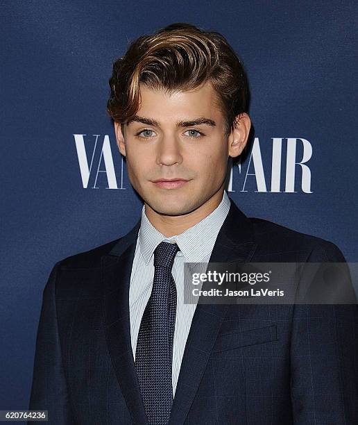 Actor Garrett Clayton attends the NBC and Vanity Fair toast to the 2016-2017 TV season at NeueHouse Hollywood on November 2, 2016 in Los Angeles,...