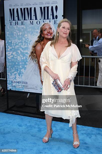 Meryl Streep attends UNIVERSAL PICTURES Presents The American Premiere of MAMA MIA - THE MOVIE at Ziegfeld Theatre on July 16, 2008 in New York City.