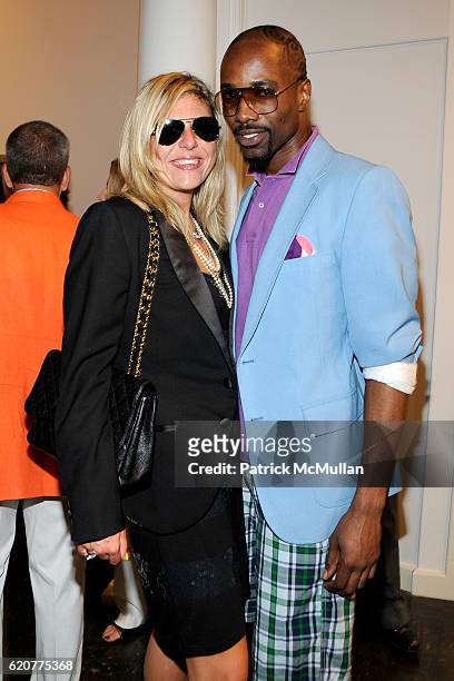 Megan Ruddy and Alvin Ing attend The Board of Trustees of The PARRISH ART MUSEUM Host The Midsummer Party Honoring ALVIN CHERESKIN at The Parrish Art...