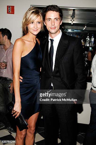 Sophie Dymoke and Matthew Goode attend THE CINEMA SOCIETY & VICTORINOX host the after party for "BRIDESHEAD REVISITED" at Gramercy Park Hotel on July...