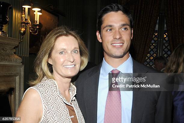 Lis Waterman and Justin Waterman attend The Parents of GENEVIEVE BARTLETT BAHRENBURG and PHILIP EMILE GAUCHER, JR Host The Engagement of Their...