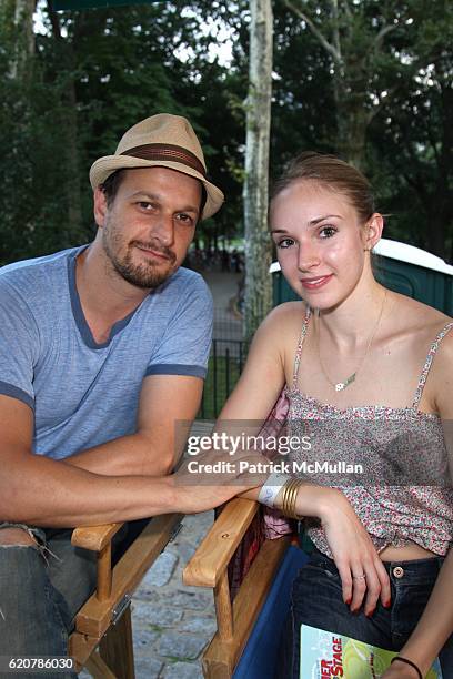 Josh Charles and Sophie Flack attend CITY PARKS FOUNDATION'S Annual SUMMER STAGE GALA Featuring CROSBY, STILLS AND NASH at Summer Stage on July 29,...
