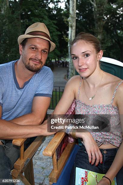 Josh Charles and Sophie Flack attend CITY PARKS FOUNDATION'S Annual SUMMER STAGE GALA Featuring CROSBY, STILLS AND NASH at Summer Stage on July 29,...