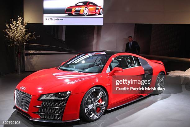 Audi R8 TDI Le Mans unveiling attends AUDI FORUM New York City at Audi Showroom on March 19, 2008 in New York City.