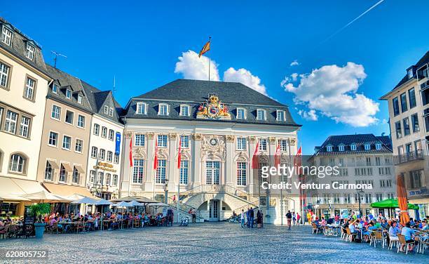 old city hall (bonn) - bonn germany stock pictures, royalty-free photos & images