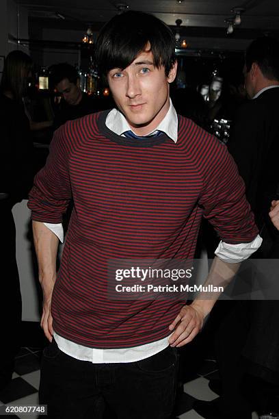 Alex Frost attends THE CINEMA SOCIETY & GQ host the after party for "STOP-LOSS" at Gramercy Park Hotel on March 20, 2008 in New York City.