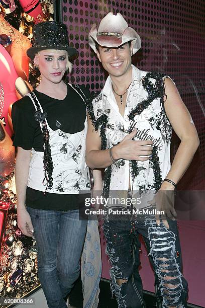 Richie Rich and Traver Rains attend M.A.C. Presents "Heatherette" Launch Party at M.A.C Pro on March 20, 2008 in Beverly Hills, CA.