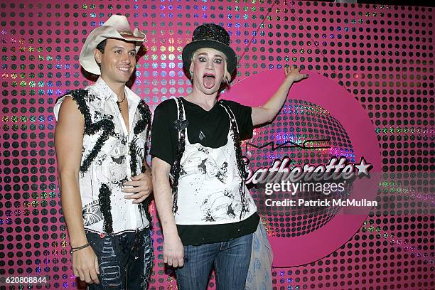 Traver Rains and Richie Rich attend M.A.C. Presents "Heatherette" Launch Party at M.A.C Pro on March 20, 2008 in Beverly Hills, CA.