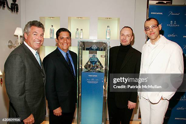Brian Mullaney, Jose Chau, Brent McDaneld and Karim Rashid attend BOMBAY SAPPHIRE Celebrates The Launch of REVELATION at Baccarat on March 11, 2008...