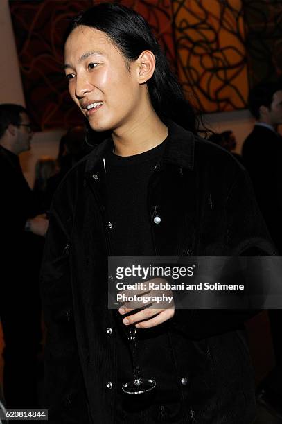 Designer Alexander Wang attends the WSJ Magazine 2016 Innovator Awards at Museum of Modern Art on November 2, 2016 in New York City.