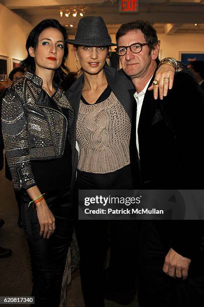 CuCu Diamantes, Manon Von Gerkan and Mark Seliger attend Private Viewing of "Merce My Way" By Mikhail Baryshnikov at 401 Projects on March 15, 2008...