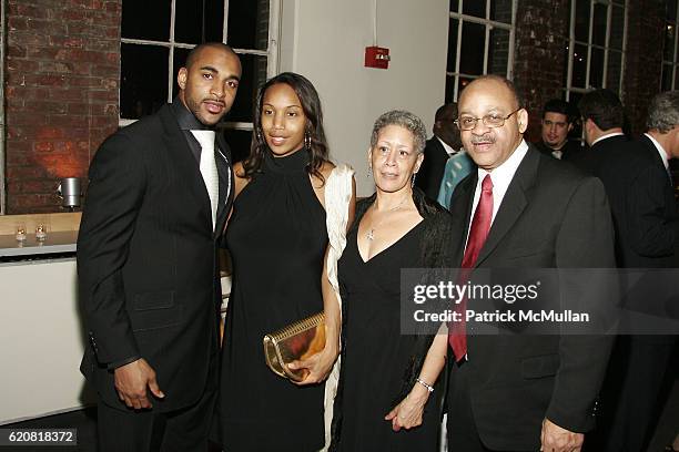 David Tyree, Leilah Tyree, Cheryl Rogers and Jesse Tyree attend CHILDREN OF THE CITY GALA Honoring DAVID TYREE and Hosted by RICHARD JEFFERSON with...