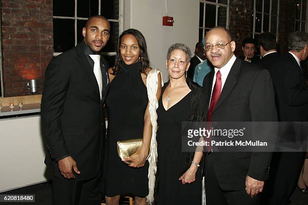 David Tyree, Leilah Tyree, Cheryl Rogers and Jesse Tyree attend CHILDREN OF THE CITY GALA Honoring DAVID TYREE and Hosted by RICHARD JEFFERSON with...