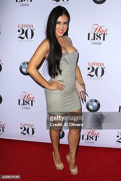 Actress Carla Ortiz attends Latina Magazine's 20th Anniversary Event Celebrating "Hollywood Hot List" Honorees at STK Los Angeles on November 2, 2016...