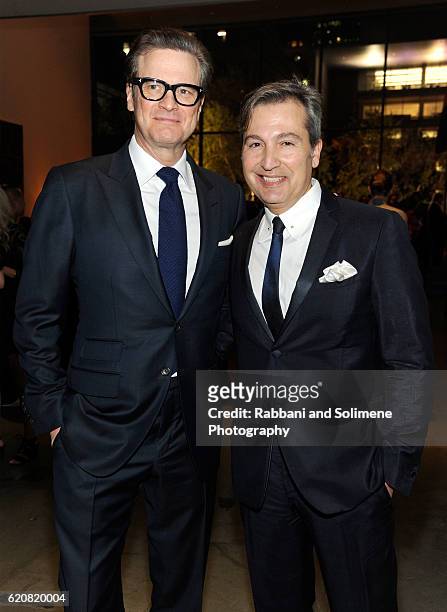 Actor Colin Firth and WSJ Magazine Publisher Anthony Cennane attend the WSJ Magazine 2016 Innovator Awards at Museum of Modern Art on November 2,...