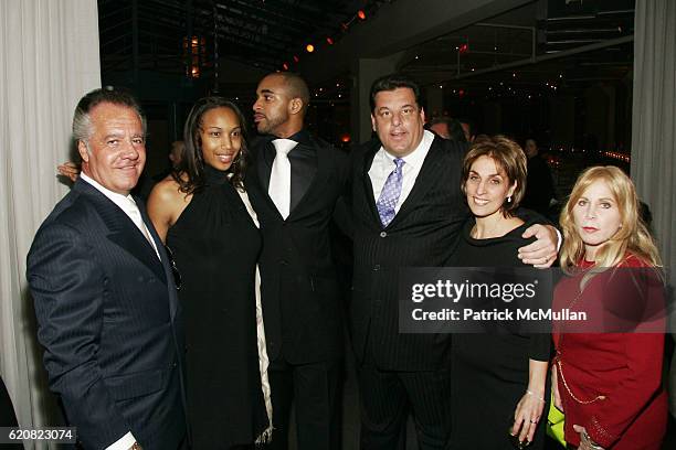 Tony Sirico, Leilah Tyree, David Tyree, Steve Schirripa, Joyce Mattera and Liz Derringer attend CHILDREN OF THE CITY GALA Honoring DAVID TYREE and...