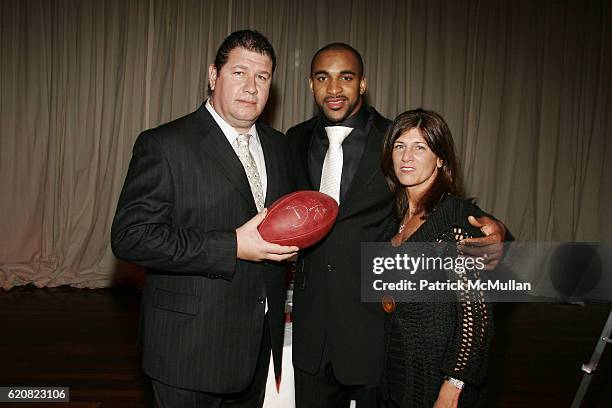 Anthony DeLuca, David Tyree and Carmela DeLuca attend CHILDREN OF THE CITY GALA Honoring DAVID TYREE and Hosted by RICHARD JEFFERSON with MC STEVE...