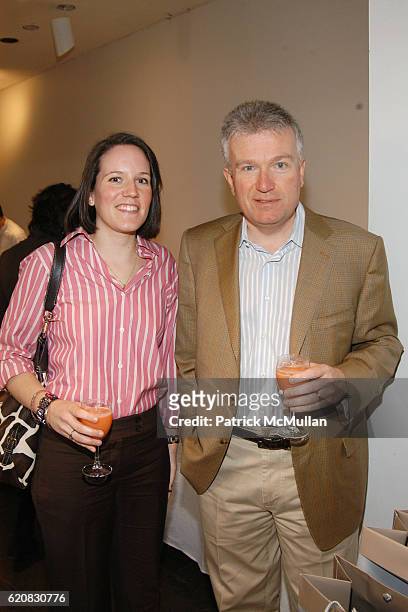 Amanda Niederauer and Duncan Niederauer attend GRAFF & NETJETS Private Viewing & Brunch Celebrating the 2008 WHITNEY BIENNIAL at Whitney Museum of...