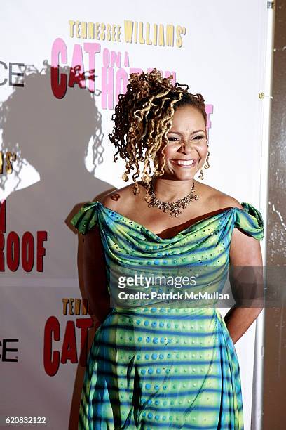 Tonya Pinkins attends Broadway Premiere of Cat On A Hot Tin Roof at Broadhurst Theater on March 6, 2008 in New York City.