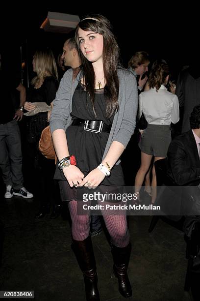 Emily McEnroe attends THE CINEMA SOCIETY and CALVIN KLEIN JEANS Host the After Party for "21" at Mercer Kitchen on March 26, 2008 in New York City.