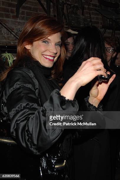 Jessica from Belvedere Vodka attends HELENA CHRISTENSEN and TOCCA celebrate the launch of TOCCA VINTAGE Collection at Butik N.Y.C on March 26, 2008...
