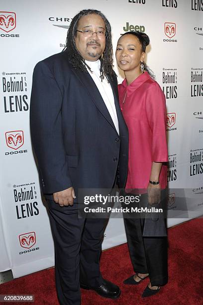 Ernest Dickerson and Rose Geddes attend Chrysler LLC Presents the 6th Annual Behind The Lens Award Honoring Spike Lee at Beverly Hills on March 26,...