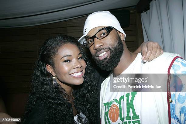 Gabrielle Union and Baron Davis attend Hennessy and 944 Magazine Celebrate Baron Davis' Birthday with Suprise Red Carpet Affair at Stone Rose on...