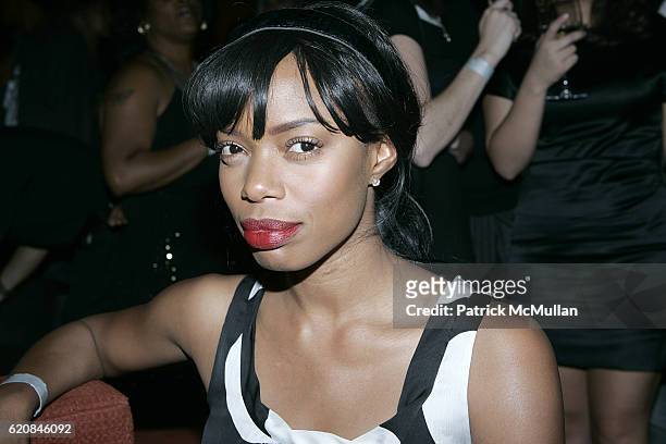 Jill Marie Jones attends Hennessy and 944 Magazine Celebrate Baron Davis' Birthday with Suprise Red Carpet Affair at Stone Rose on March 22, 2008 in...