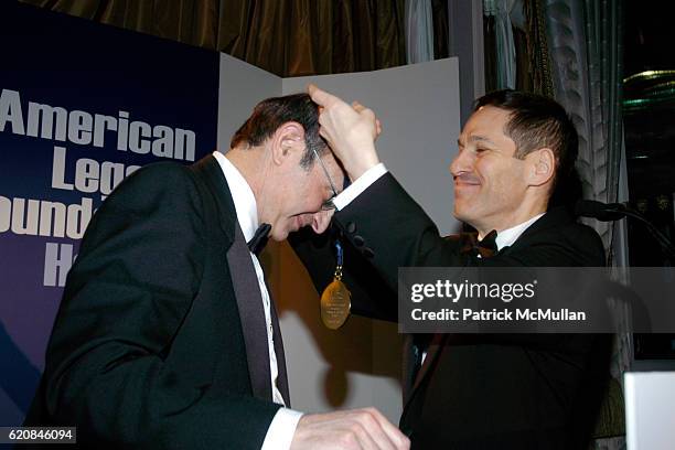 Bill Novelli and Tom Frieden attend AMERICAN LEGACY FOUNDATION 2008 Honors Award Ceremony at The Pierre Hotel on March 10, 2008 in New York City.
