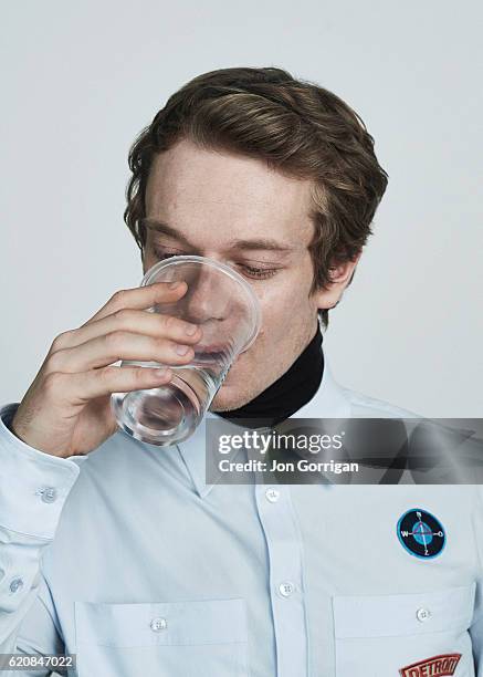 Actor Alfie Allen is photographed for the Observer on August 10, 2016 in London, England.