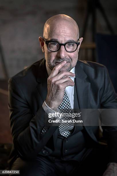 Actor Stanley Tucci is photographed for Empire magazine on March 20, 2016 in London, United Kingdom.