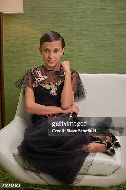 Actor Millie Bobby Brown is photographed for Emmy magazine on September 18, 2016 in Los Angeles, California.