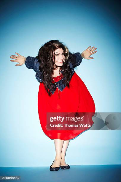 Writer Caitlin Moran is photographed for Cosmopolitan magazine on September 20, 2011 in London, England.