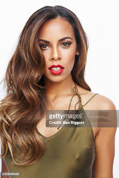 Tv presenter and singer Rochelle Humes is photographed for Cosmopolitan Magazine on July 4, 2014 in London, England.